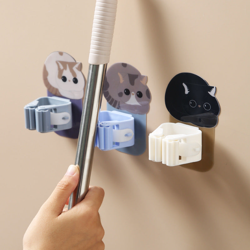 ARKELI GripMate™ Self-Adhesive Mop & Broom Holder — product image 1